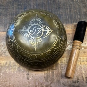 Tibetische Klangschale  ø 17.5cm - Buddha