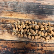 Shipibo Ketten-Shaker – Kenari-Samen