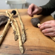 Trommelstock  Weide | mit ProSpecieRara Schafwolle