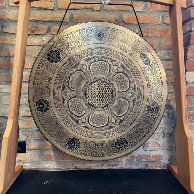 Tempel Gong | Mandala | 80 cm