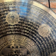 Tempel Gong | Tibetisches OM | ø 70 cm