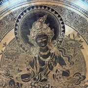 Tempel Gong | Grüne Tara | ø 90 cm