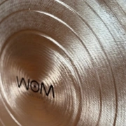 WOM KI Gong – Der Klang der inneren Weite | ø 80 cm | Edelstahl-Gong
