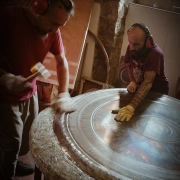 Wom VOX Gong | Handgefertigter Edelstahl-Gong | 60 cm