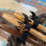 Die Sparrow Hawk Flöte in A-Moll | Spanische Zeder oder Walnuss | 48 cm