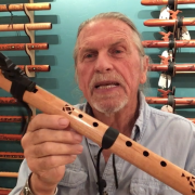 Die Sparrow Hawk Flöte in A-Moll | Spanische Zeder oder Walnuss | 48 cm