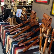 Die Sparrow Hawk Flöte in A-Moll | Spanische Zeder oder Walnuss | 48 cm