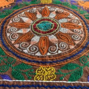 Florales Shipibo Altar Tuch 75 x 65 cm