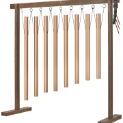 Sound Bath Tube Chimes Solfeggio Set – 9 Klänge, die Dich umhüllen