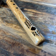Tanoak G-Moll Flöte | Aus nachhaltigem Tanoak-Holz | 60 cm