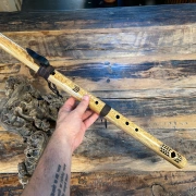 Tanoak G-Moll Flöte | Aus nachhaltigem Tanoak-Holz | 60 cm