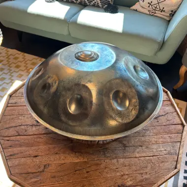 Handpan ShaktiPan | F#2 Nordlys | 15 Klangfelder