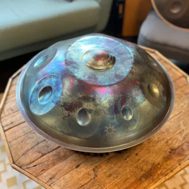 Handpan ShaktiPan | F#2 Nordlys | 15 Klangfelder – klar & schwebend