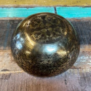 Klangschale mit weisser Tara | ø 29.5 cm | Ton ~ B | Siderischer Mond  (105,4 Hz)