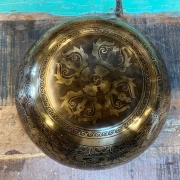 Klangschale mit weisser Tara | ø 29.5 cm | Ton ~ B | Siderischer Mond  (105,4 Hz)