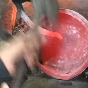 Klangschale mit weisser Tara | ø 29.5 cm | Ton ~ B | Siderischer Mond  (105,4 Hz)