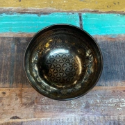 Klangschale Lebensblume | ø 20.8 cm | Ton ~ G | Erdrotation / Tageston  (194,18 Hz)