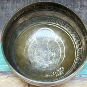 Klangschale  ø 22.5 cm mit Buddha Motiv