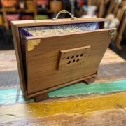 SALE | Teakholz Bass Shruti Box | Gross | 2. Oktaven Tonumfang C2–B3 in 440 Hz