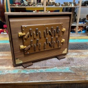 Teakholz Bass Shruti Box | Gross | 2. Oktaven Tonumfang C2–B3 in 440 Hz