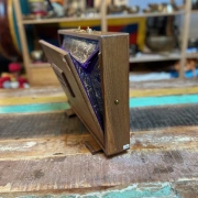 Teakholz Bass Shruti Box | Gross | 2. Oktaven Tonumfang C2–B3 in 440 Hz