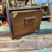 Teakholz Bass Shruti Box | Gross | 2. Oktaven Tonumfang C2–B3 in 440 Hz