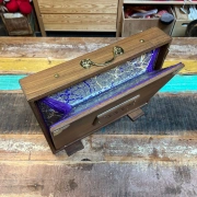 Teakholz Bass Shruti Box | Gross | 2. Oktaven Tonumfang C2–B3 in 440 Hz