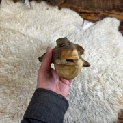 Okarina aus Aststück | E4 in 432 Hz | Pentatonische Stimmung | ca. 28 cm