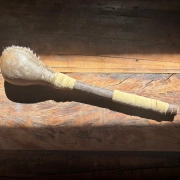 Rohhaut-Rassel Ziege, 29 cm