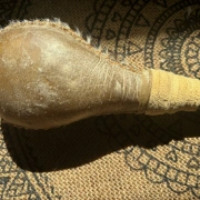 Rohhaut-Rassel Ziege, 29 cm
