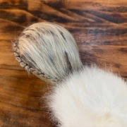 Rohhaut-Rassel Ziege, 29 cm