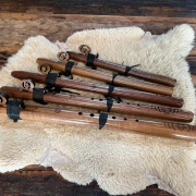 Chakra Flöten | Hohes C bis Bass C-Moll | Walnussholz | High Spirits