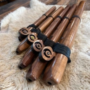 Chakra Flöten | Hohes C bis Bass C-Moll | Walnussholz | High Spirits