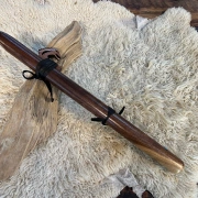 Die neue Sparrow Hawk Flöte in A-Moll |  Walnussholz | mit Türkisen | 48 cm