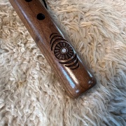 High Spirit Gebetsflöte Earth Tone in  C - 432 Hz | Walnussholz