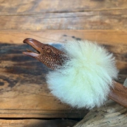Trommelstock Serengeti-Holz mit Adlerkopf & Filzklöppel