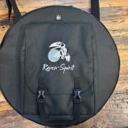 Trommeltasche Nylon mit Schulterriemen| black ø 45cm