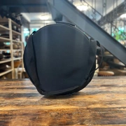 Trommeltasche Nylon mit Schulterriemen| black ø 45cm