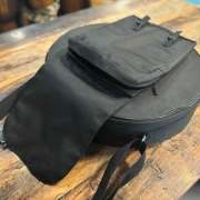 Trommeltasche Nylon mit Schulterriemen| black ø 45cm