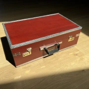 "Radha" Reise Harmonium mit 3¼ Oktaven | Zedernholz Edition | 440 Hz