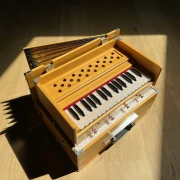Reise Harmonium von "Radha" mit 2½  Oktaven | Zedernholz Edition | 440 Hz