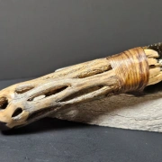 Obsidianmesser | Handgefertigt aus  Kaktusgriff & Goldsheen Obsidian