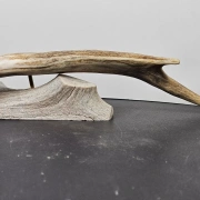 Obsidianmesser | Handgefertigt aus Hirschhorn & Smokey Obsidian
