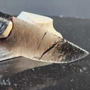 Obsidianmesser | Handgefertigt aus Hirschhorn & Smokey Glass Obsidian