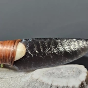Obsidianmesser | Handgefertigt aus Hirschhorn & Banded Obsidian