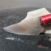 Obsidianmesser | Handgefertigt aus Springbokhorn & Grey Ghost Obsidian