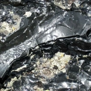 Rot Schwarz Obsidianmesser mit Perlen | Handgefertigtes Unikat