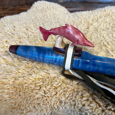 Gebetsflöte in G - 440Hz | Curly Ahorn  | Meisterstück von Miguel Medina