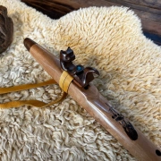 Gebetsflöte in G# - 440Hz | Ahorn Holz |  Meisterstück von Miguel Medina