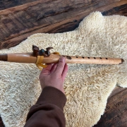 Gebetsflöte in G# - 440Hz | Ahorn Holz |  Meisterstück von Miguel Medina